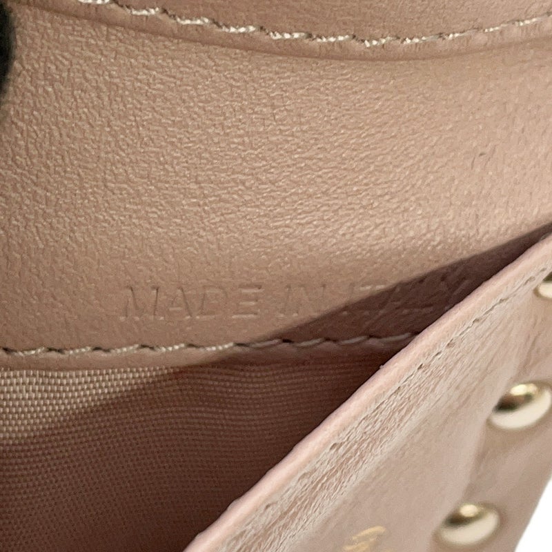 ヴァレンティノ・ガラヴァーニ 二つ折り財布 スタッズ コンパクト ウォレット  レザー VALENTINO 財布