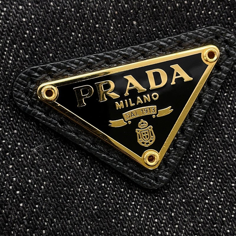 プラダ ポーチ トライアングルロゴ デニム 1N0021 PRADA 小物入れ