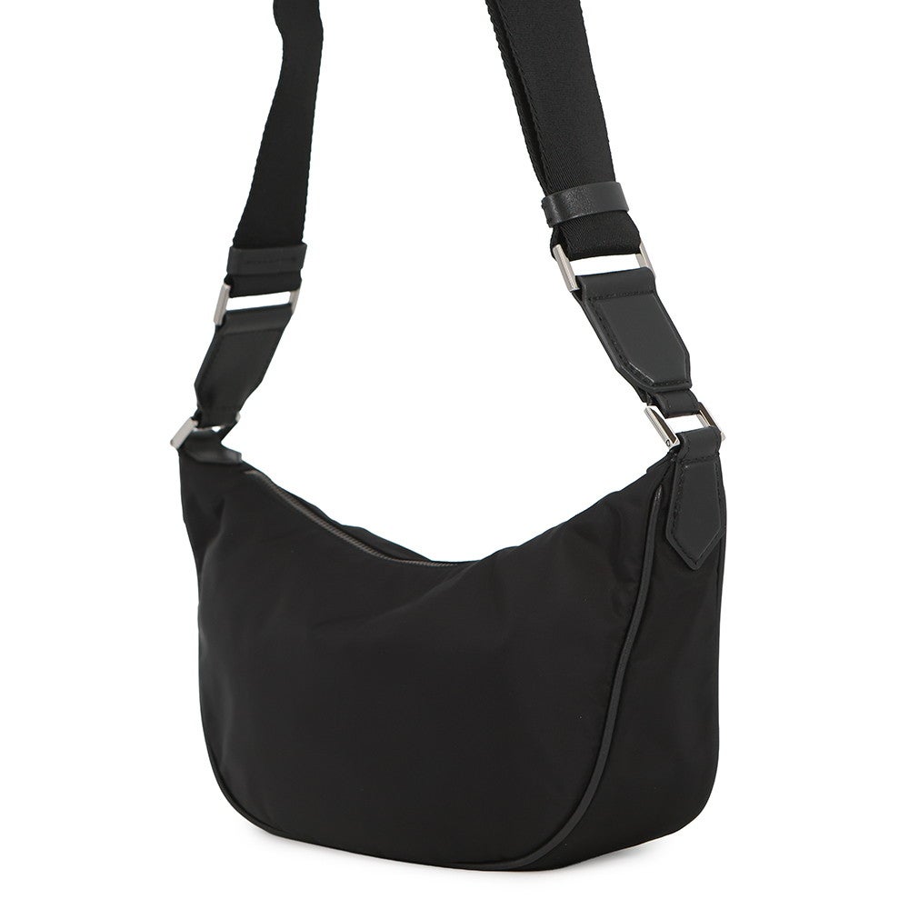 ジミーチュウ ショルダーバッグ ロゴ ナイロン JIMMY CHOO 黒 | 中古