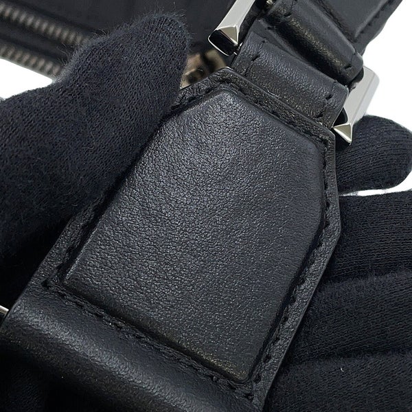 ジミーチュウ ショルダーバッグ ロゴ ナイロン JIMMY CHOO 黒