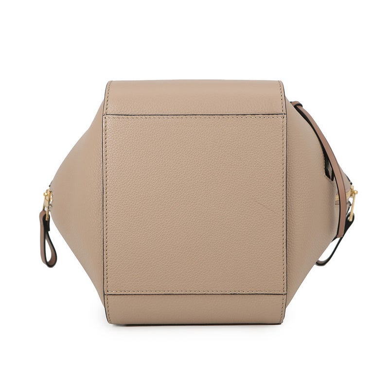 ロエベ ハンドバッグ ハンモックバッグ コンパクト ソフトグレインカーフレザー A538H13X03 LOEWE 2way ベージュ