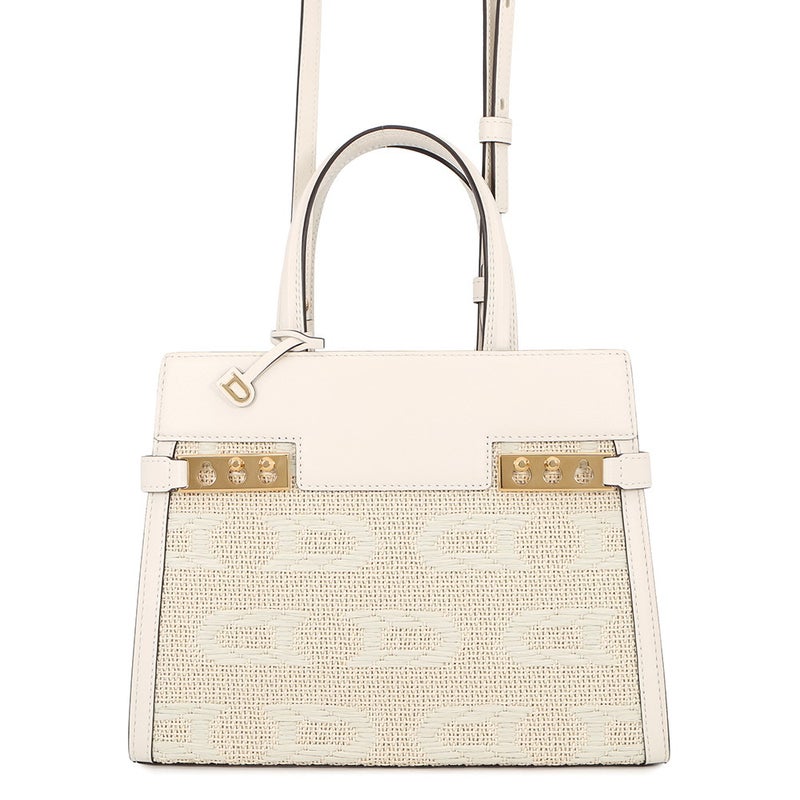 デルヴォ― ハンドバッグ タンペート クラッシュ PM イリュージョン AA0636BSG0AEBDO Delvaux 2way デルボー 白
