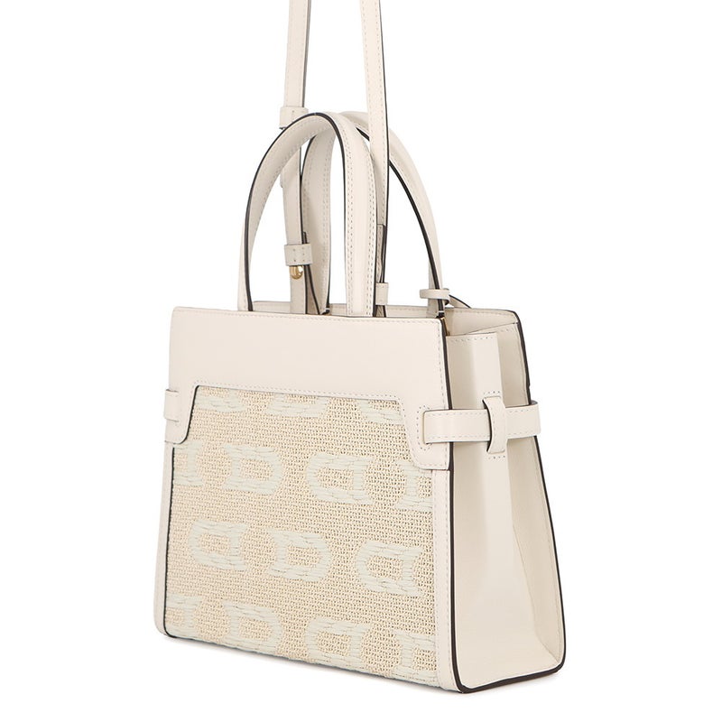 デルヴォ― ハンドバッグ タンペート クラッシュ PM イリュージョン AA0636BSG0AEBDO Delvaux 2way デルボー 白