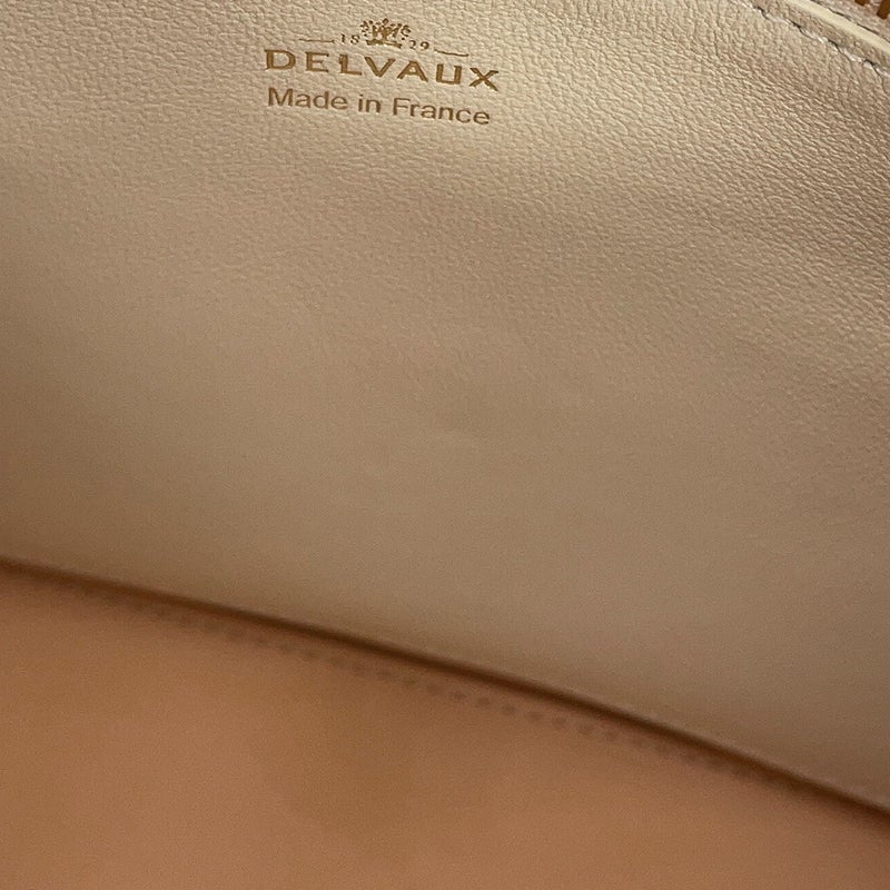 デルヴォ― ハンドバッグ タンペート クラッシュ PM イリュージョン AA0636BSG0AEBDO Delvaux 2way デルボー 白