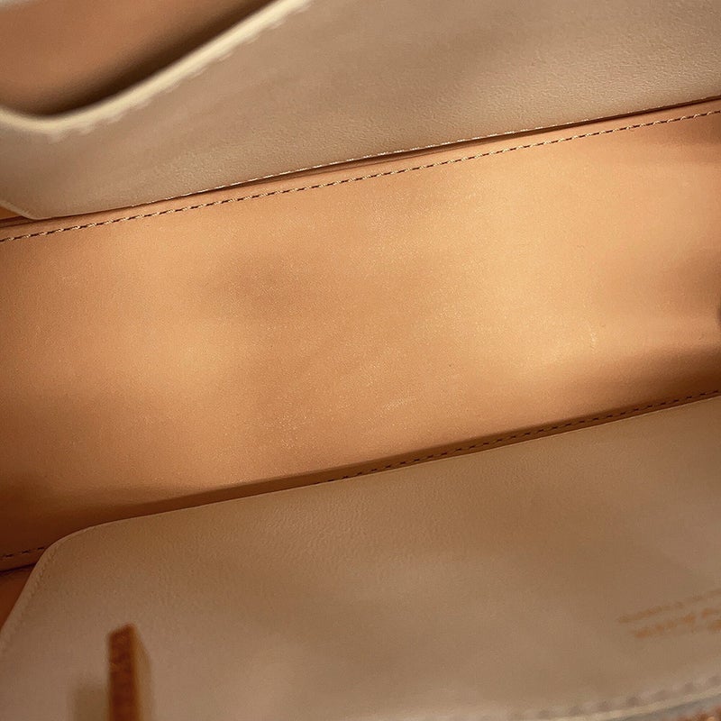 デルヴォ― ハンドバッグ タンペート クラッシュ PM イリュージョン AA0636BSG0AEBDO Delvaux 2way デルボー 白