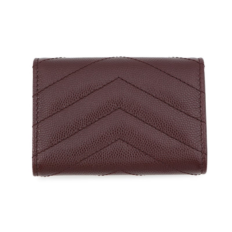 サンローランパリ 三つ折り財布 モノグラム オリガミ タイニーウォレット レザー 668274 SAINT LAURENT PARIS 財布