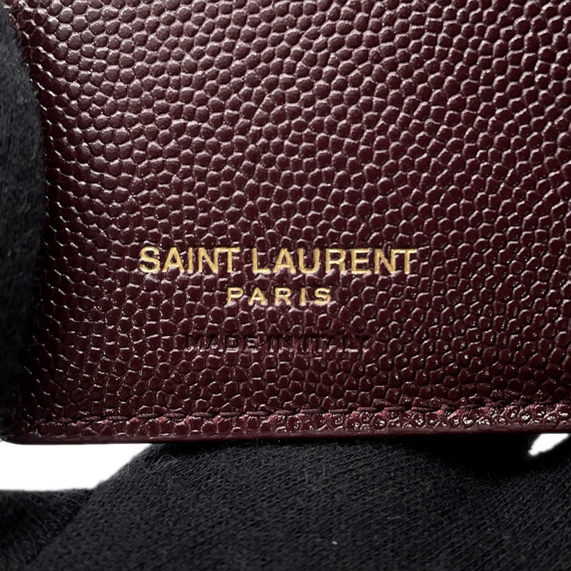 サンローランパリ 三つ折り財布 モノグラム オリガミ タイニーウォレット レザー 668274 SAINT LAURENT PARIS 財布