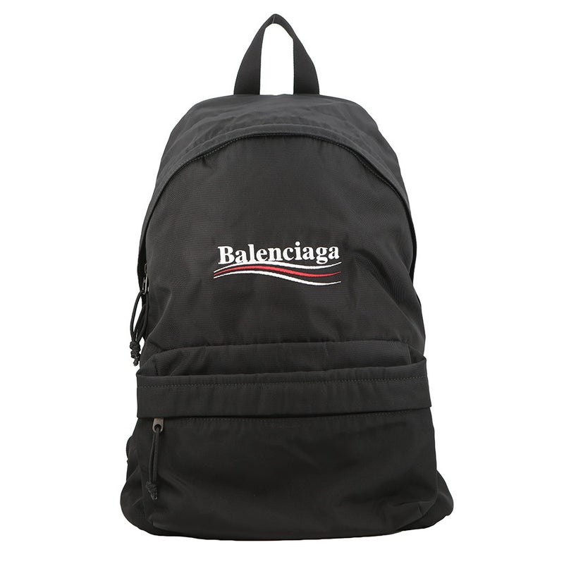バレンシアガ リュック ロゴ ナイロン 503221 BALENCIAGA リュックサック メンズ 黒