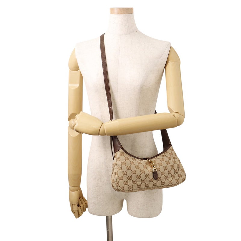 グッチ ショルダーバッグ ジャッキースリム ミディアム GGキャンバス レザー 863137 GUCCI バッグ 2way