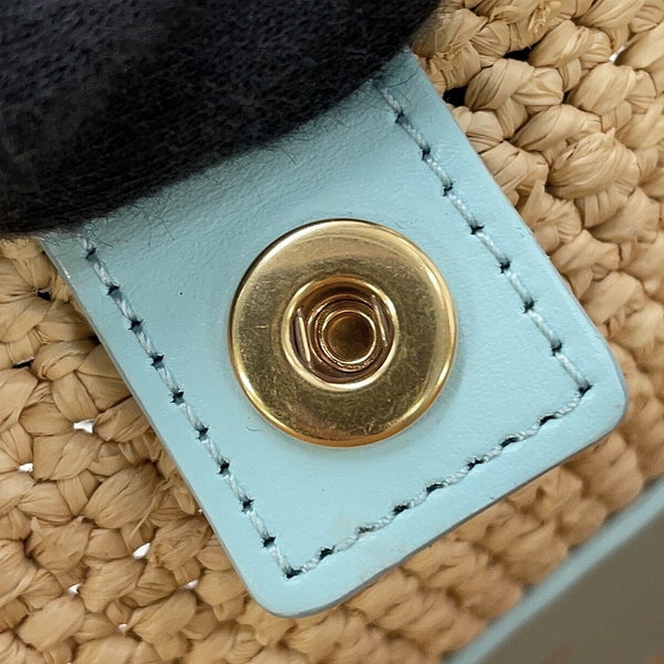 セリーヌ ハンドバッグ トリオンフ ナノ サプル クラシック パニエ ラフィア 10M582DZ2 CELINE 2way かごバッグ