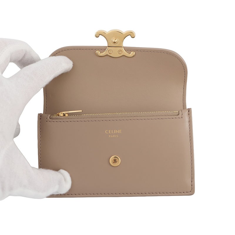 セリーヌ カードケース トリオンフ シャイニーカーフレザー 10P073DPV CELINE 財布