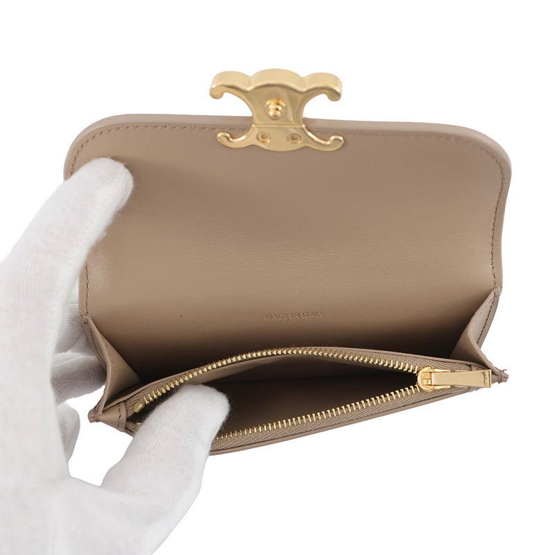 セリーヌ カードケース トリオンフ シャイニーカーフレザー 10P073DPV CELINE 財布