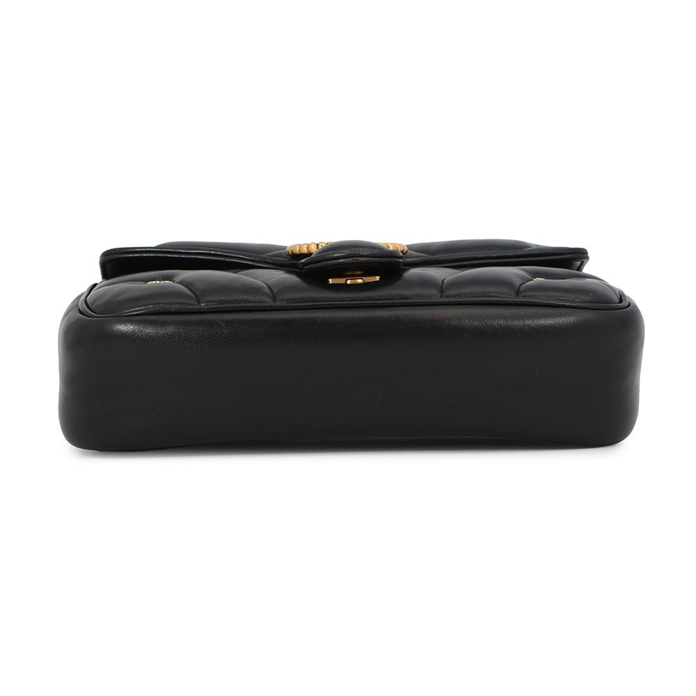 グッチ チェーンショルダーバッグ GGマーモント レザー 443497 GUCCI