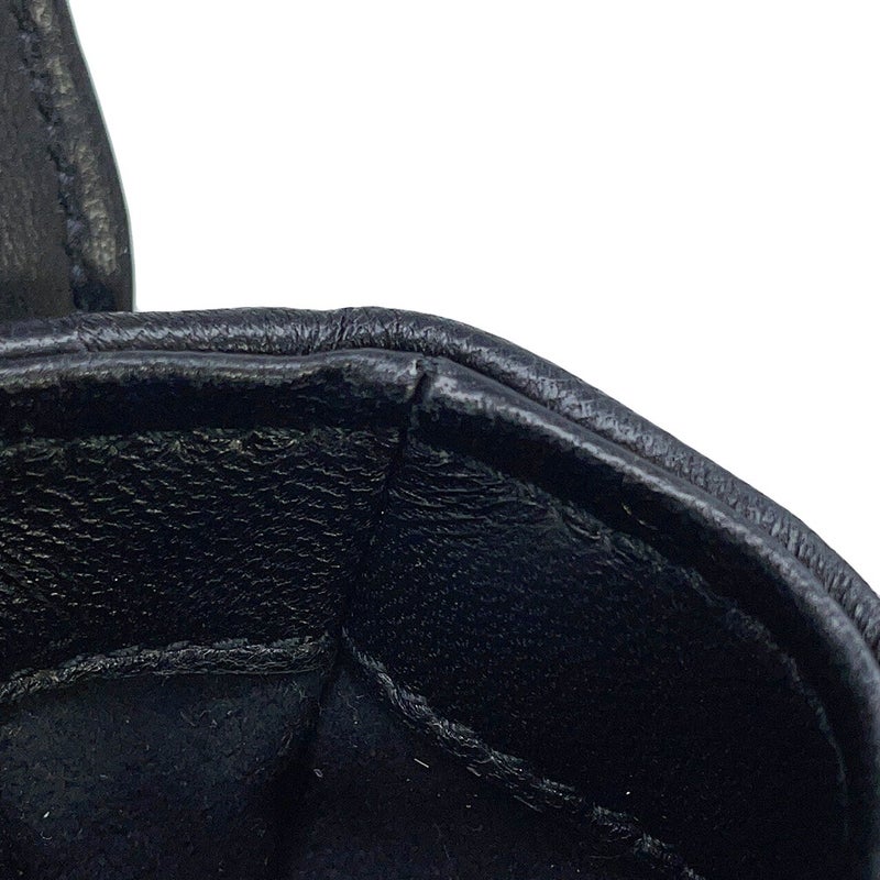グッチ チェーンショルダーバッグ GGマーモント レザー 443497 GUCCI 黒