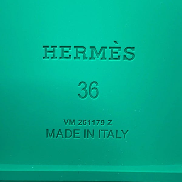 エルメス サンダル ミコノス ラバー レディースサイズ36 HERMES 靴