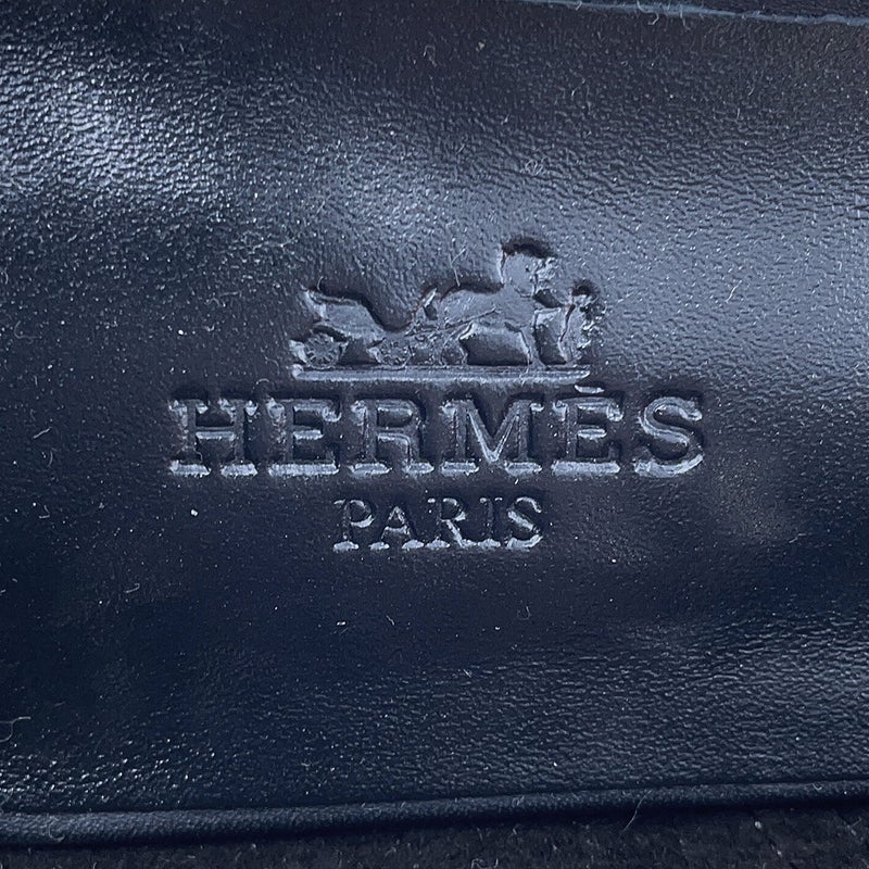 エルメス バレエシューズ メリ カーフレザー レディースサイズ37 1/2 HERMES 黒