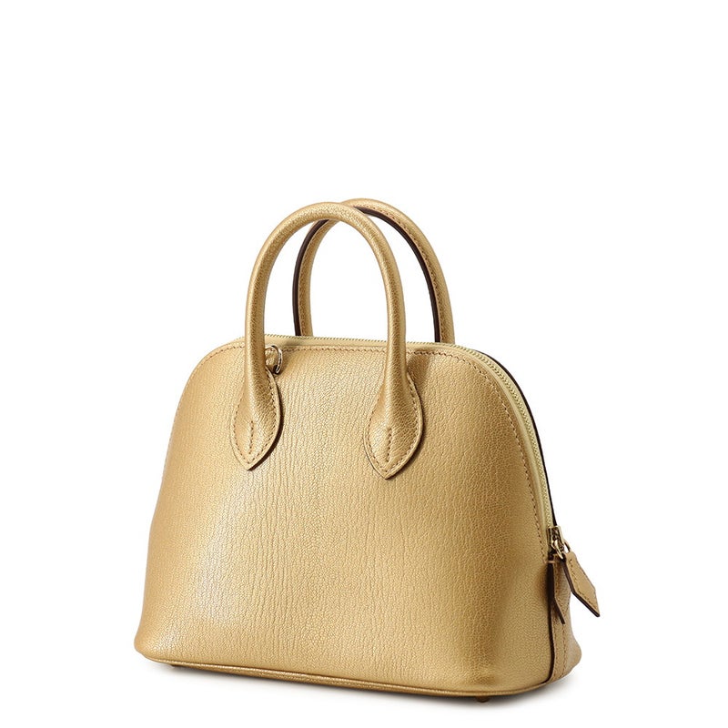 エルメス ボリード1923 ミニ ドレ/ゴールド金具 シェブルシャムキラ K刻印 HERMES ２wayショルダー