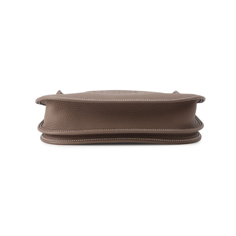 エルメス ショルダーバッグ エブリン3 PM エトゥープ/シルバー金具 トリヨンクレマンス W刻印 HERMES Evelyne