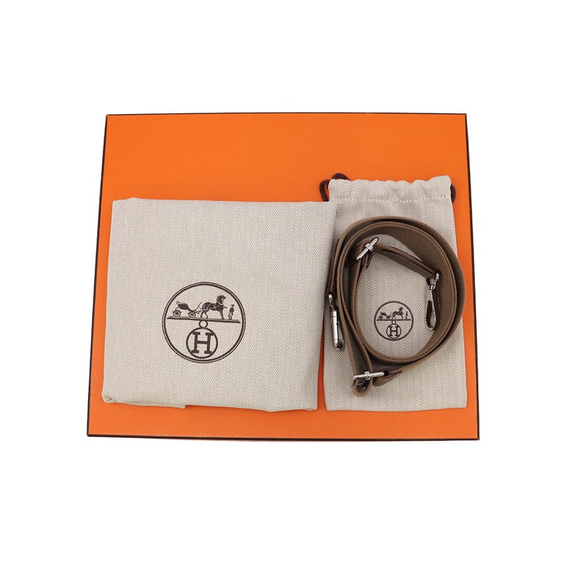 エルメス ショルダーバッグ エブリン3 PM エトゥープ/シルバー金具 トリヨンクレマンス W刻印 HERMES Evelyne