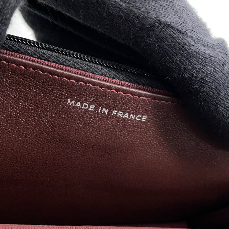 シャネル チェーンウォレット クラシック マトラッセ ココマーク ラムスキン AP4241 CHANEL 財布 黒