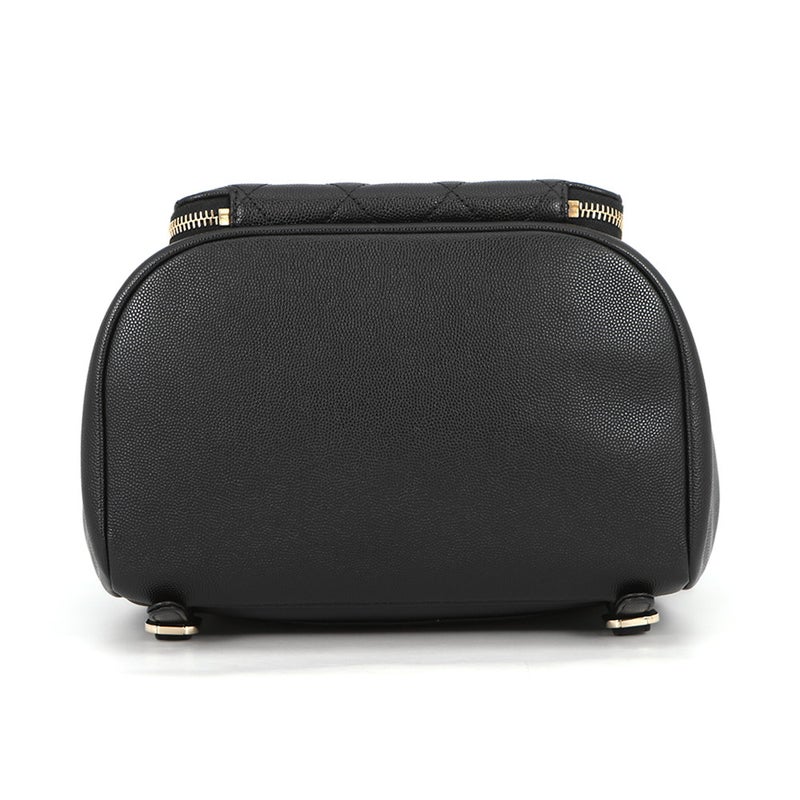 シャネル リュック マトラッセ ココマーク バックパック キャビアスキン A93748 CHANEL バッグ リュックサック 黒