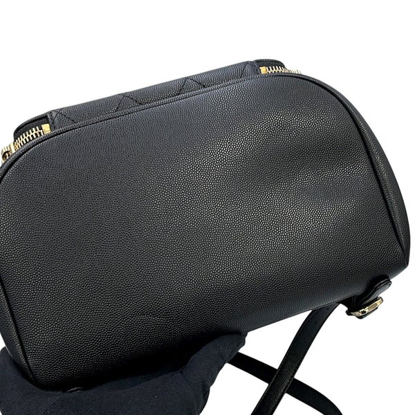 シャネル リュック マトラッセ ココマーク バックパック キャビアスキン A93748 CHANEL バッグ リュックサック 黒