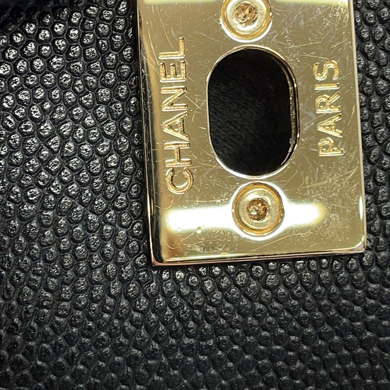 シャネル リュック マトラッセ ココマーク バックパック キャビアスキン A93748 CHANEL バッグ リュックサック 黒