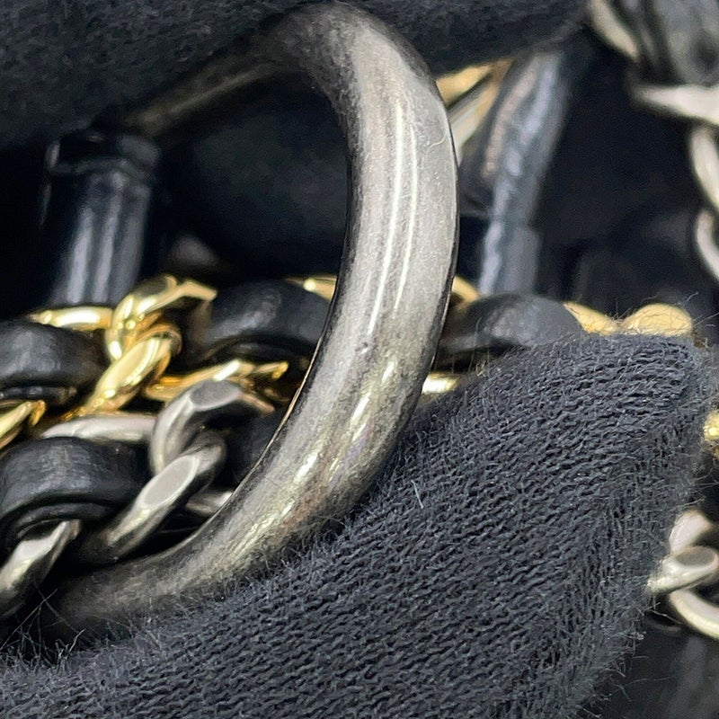 シャネル チェーンショルダーバッグ ガブリエル ドゥ シャネル スモール ホーボーバッグ A91810 CHANEL 黒