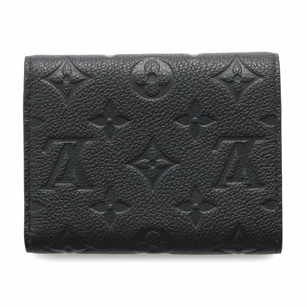 ルイヴィトン 三つ折り財布 モノグラム・アンプラント ポルトフォイユ・ヴィクトリーヌ M64060 ヴィトン ブラック 黒