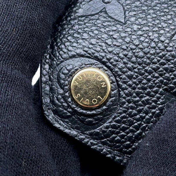 ルイヴィトン 三つ折り財布 モノグラム・アンプラント ポルトフォイユ・ヴィクトリーヌ M64060 ヴィトン ブラック 黒