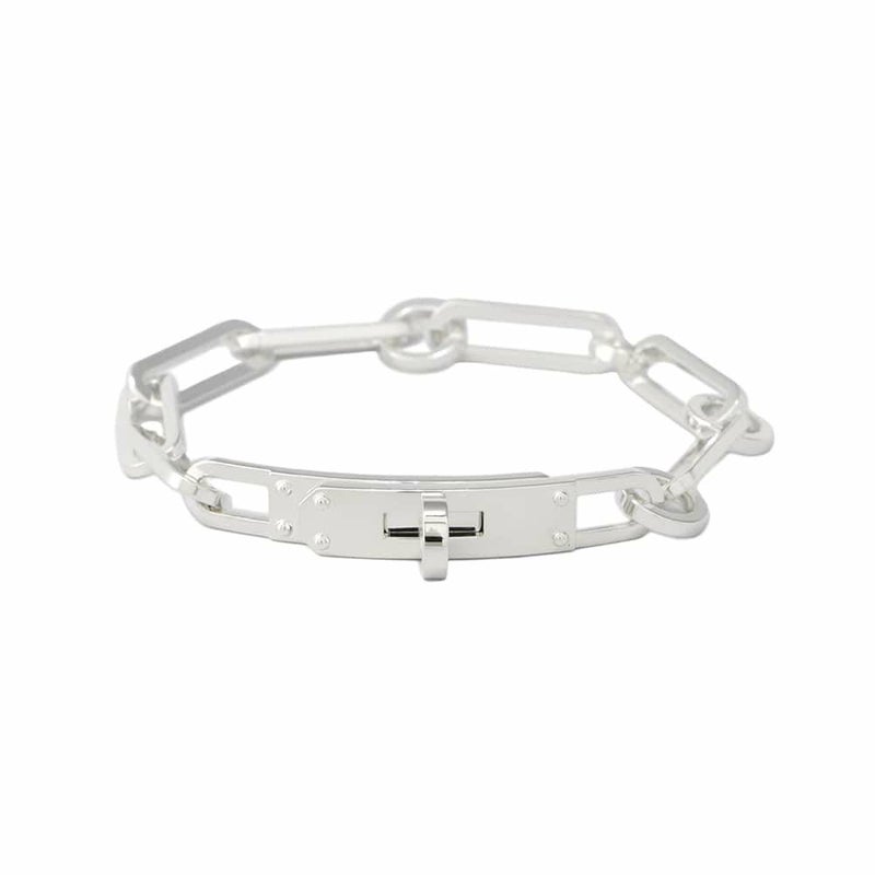 エルメス ブレスレット ケリー シェーヌ シンプルトゥール チェーン SV925シルバー サイズ17 HERMES ジュエリー