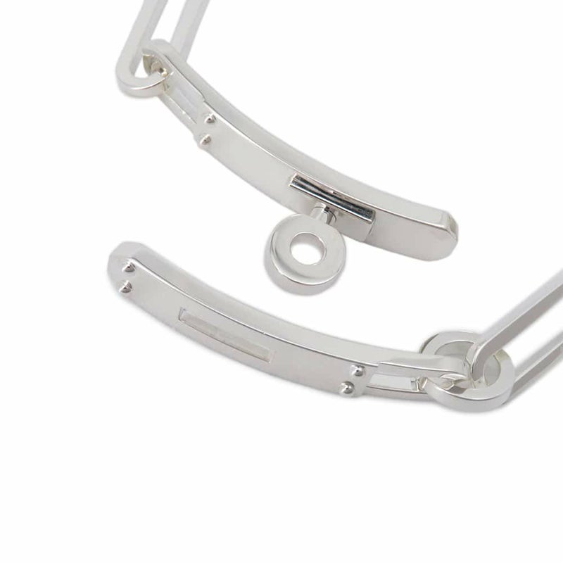 エルメス ブレスレット ケリー シェーヌ シンプルトゥール チェーン SV925シルバー サイズ17 HERMES ジュエリー