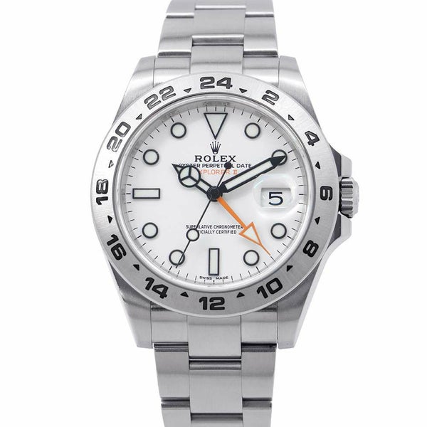 ロレックス エクスプローラー2 ランダムシリアル ルーレット 216570 ROLEX 腕時計 ウォッチ 白文字盤