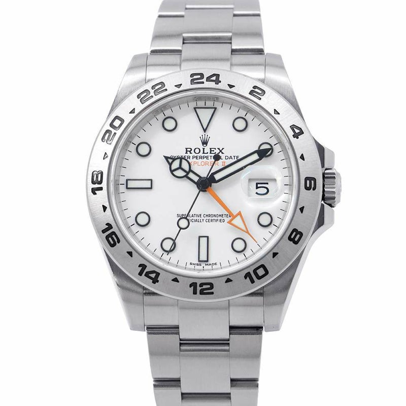 ロレックス エクスプローラー2 ランダムシリアル ルーレット 216570 ROLEX 腕時計 ウォッチ 白文字盤