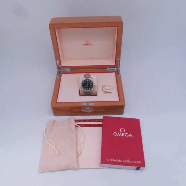 オメガ シーマスター アクアテラ 220.10.41.21.01.001 OMEGA 腕時計 黒文字盤 チークコンセプト