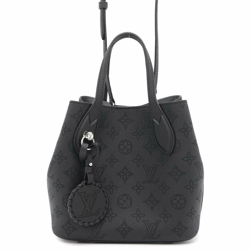 ルイヴィトン ハンドバッグ モノグラム・マヒナ ブロッサムPM M21848 LOUIS VUITTON 2way 黒 ブラック