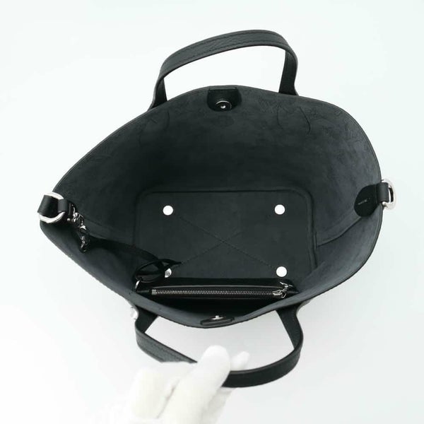 ルイヴィトン ハンドバッグ モノグラム・マヒナ ブロッサムPM M21848 LOUIS VUITTON 2way 黒 ブラック