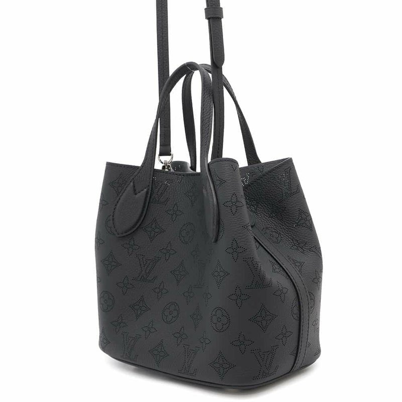 ルイヴィトン ハンドバッグ モノグラム・マヒナ ブロッサムPM M21848 LOUIS VUITTON 2way 黒 ブラック
