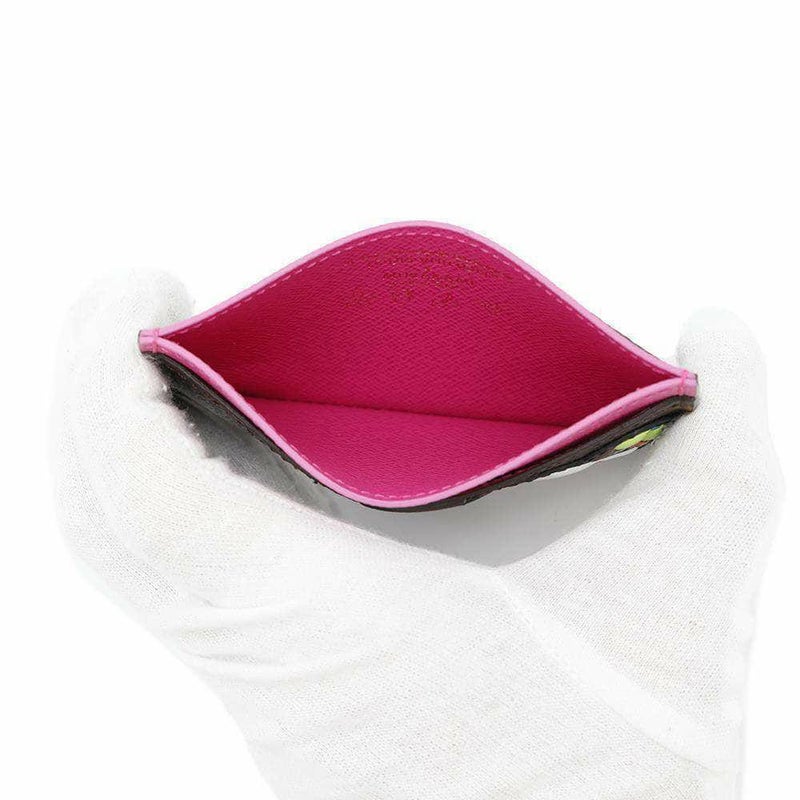 ルイヴィトン カードケース モノグラム LV × TM カードケース ポルト カルト・サーンプル M13439 村上隆 コラボ