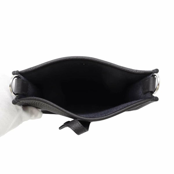 エルメス エブリンTPM アマゾン サングルコルダージュ プルノワール/ジョーヌミルトン/シルバー金具 トリヨンクレマンス K刻印