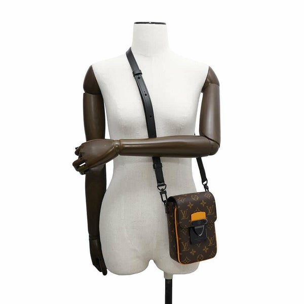ルイヴィトン ショルダーバッグ モノグラム・マカサー Sロック ヴェルティカル・ウエアラブル ウォレット M82535