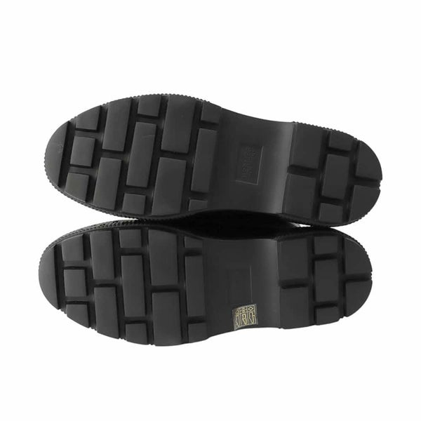 エルメス ショートブーツ フレッシュ オールレザー メンズサイズ42 HERMES 靴 黒