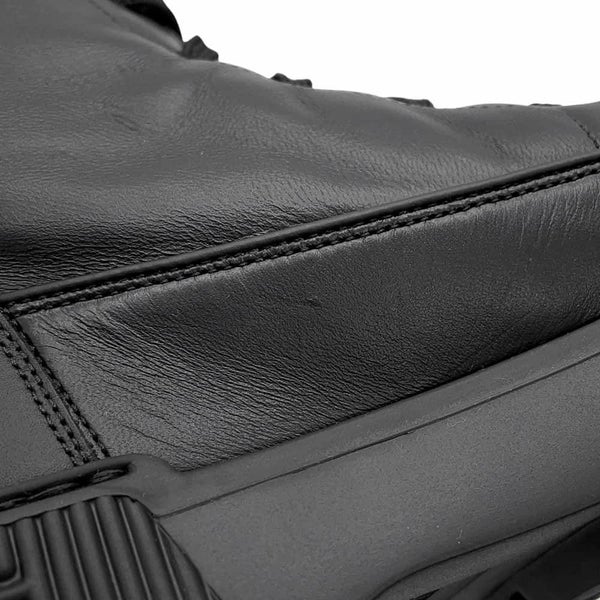 エルメス ショートブーツ フレッシュ オールレザー メンズサイズ42 HERMES 靴 黒