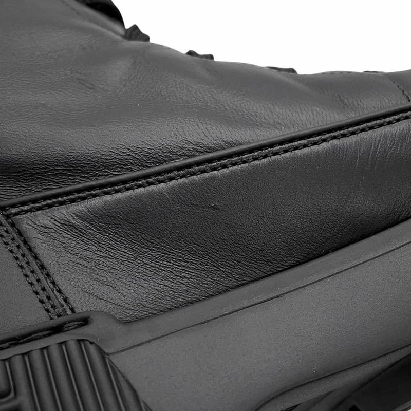 エルメス ショートブーツ フレッシュ オールレザー メンズサイズ42 HERMES 靴 黒