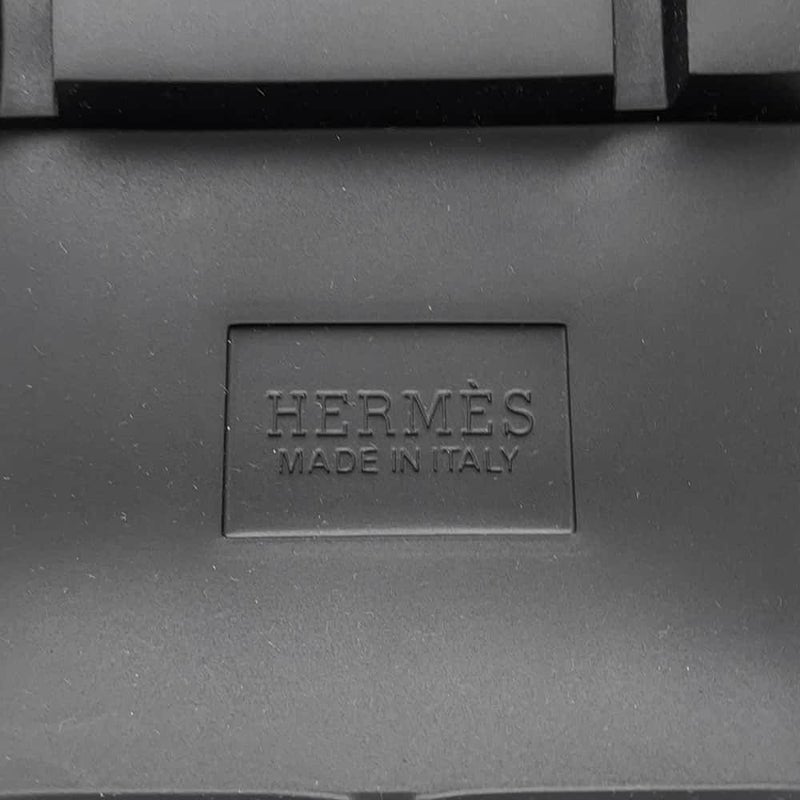 エルメス ショートブーツ フレッシュ オールレザー メンズサイズ42 HERMES 靴 黒