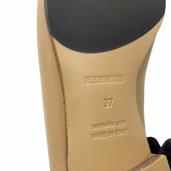 エルメス モカシン ロワイヤル フリンジ レディースサイズ37 HERMES 靴 ローファー