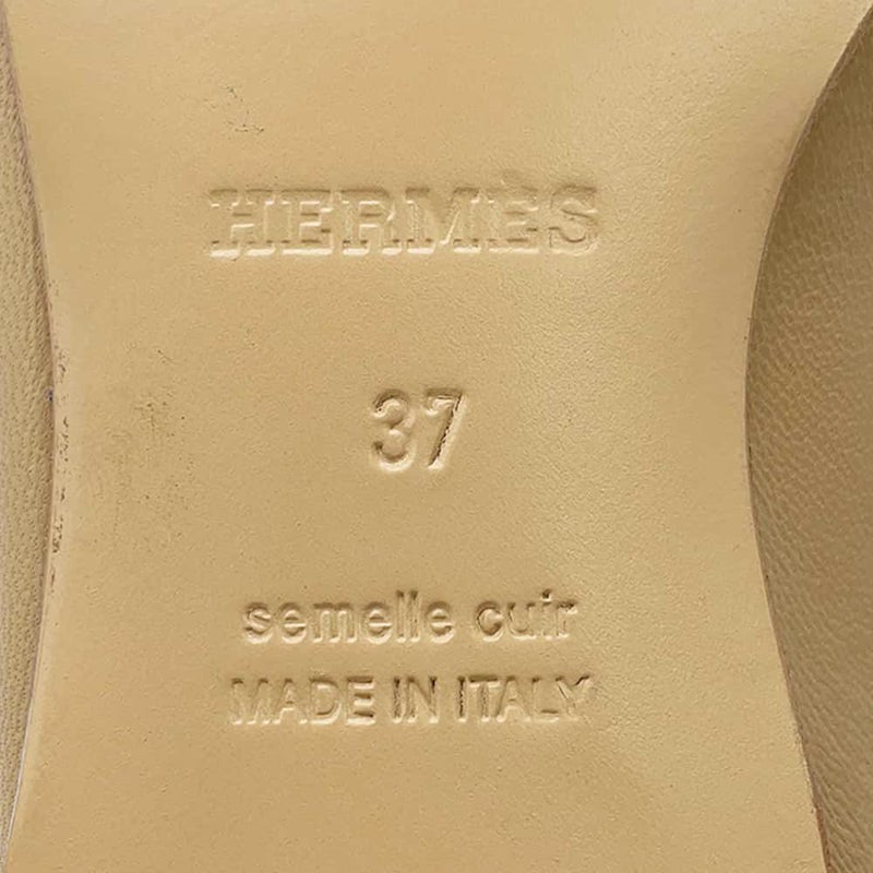 エルメス モカシン ロワイヤル フリンジ レディースサイズ37 HERMES 靴 ローファー