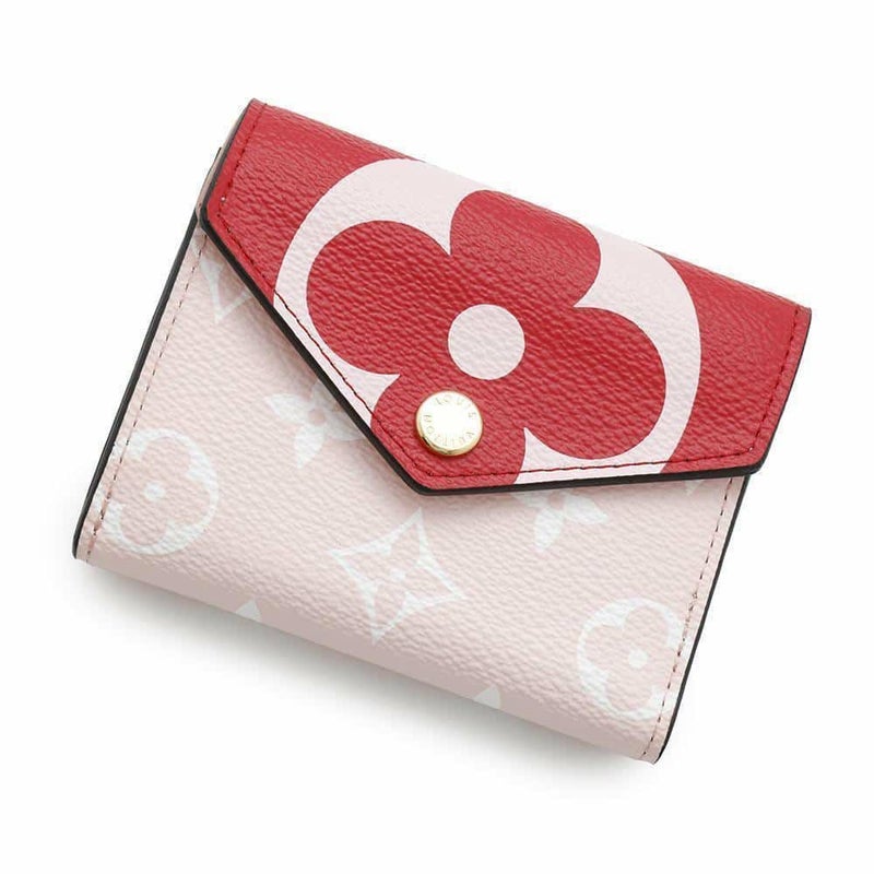 ルイヴィトン 三つ折り財布 モノグラム・ジャイアント ポルトフォイユ・ゾエ M67641 LOUIS VUITTON 白