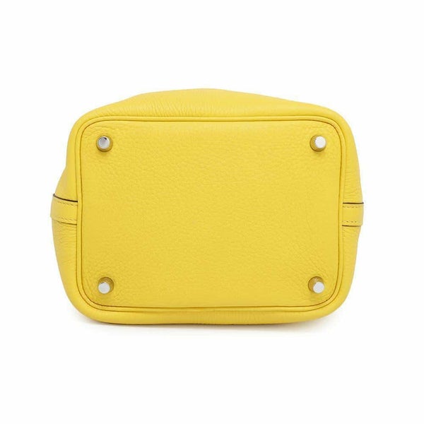 エルメス ハンドバッグ ピコタンロックPM ジョーヌナプル/シルバー金具 トリヨンクレマンス Z刻印