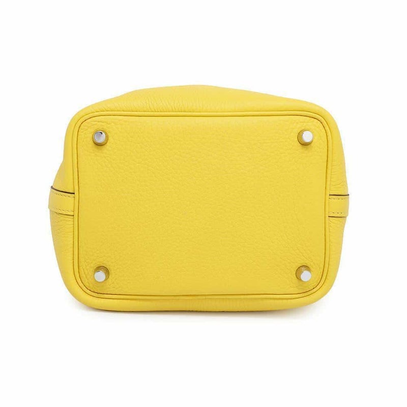 エルメス ハンドバッグ ピコタンロックPM ジョーヌナプル/シルバー金具 トリヨンクレマンス Z刻印